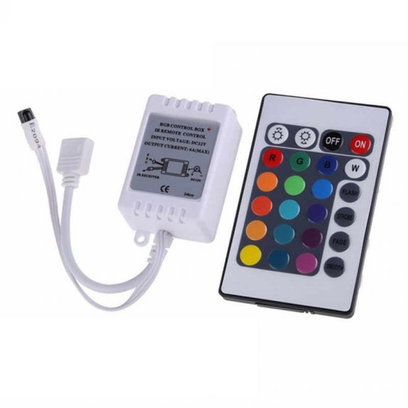Controller banda LED RGB, 12V, 72W, telecomanda IR 24 taste