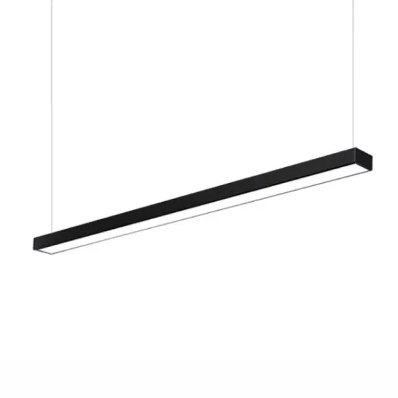Corp LED liniar, culoare neagra, 40W, 5000K, 120 cm