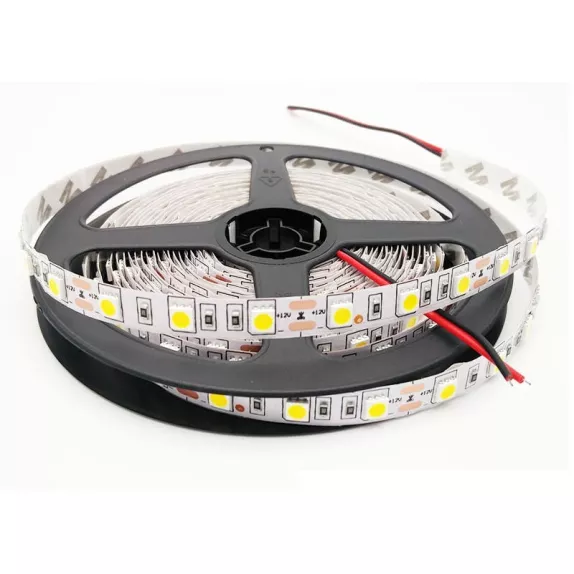 Banda LED 12V, 14.4W/M 60LED/m, IP20, R505, lumina calda - rola 5m