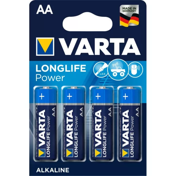 Baterii alcaline Varta Longlife Power AAA, R3