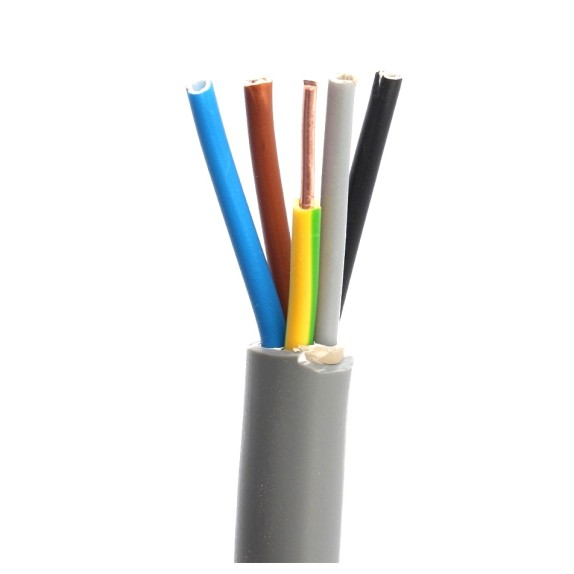 Cablu electric rigid ignifug CYYF 5x2.5mm - rola 100m