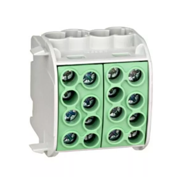 Conector derivatie 35mm 4intrari-4iesiri Galben-Verde - IK026232