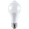 Bec LED cu senzor de miscare, 9W=75W, 750Lm, 6400K, lumina rece, model A60