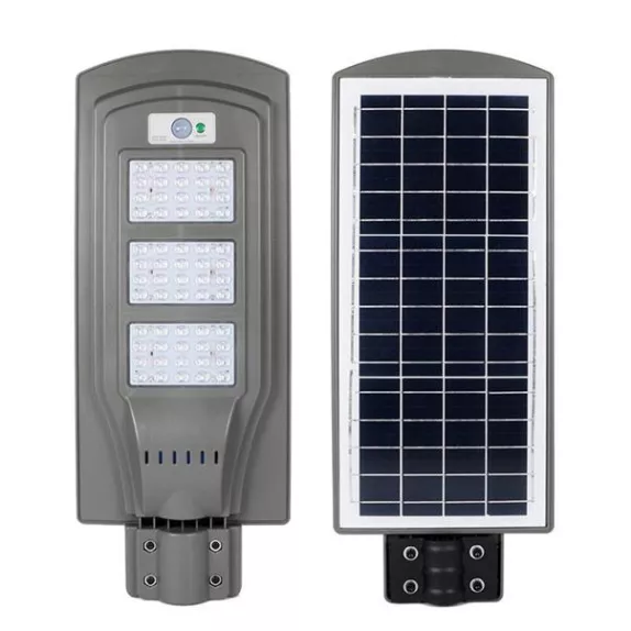 Lampa solara stradala cu Panou Solar Integrat si telecomanda - 90W/6500k/10800lm