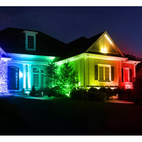 Proiector LED RGB - 16 culori + 4 jocuri de culori, 10W, IP65, telecomanda IR cu 21 taste
