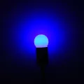 Bec LED 1W model glob G45 albastru