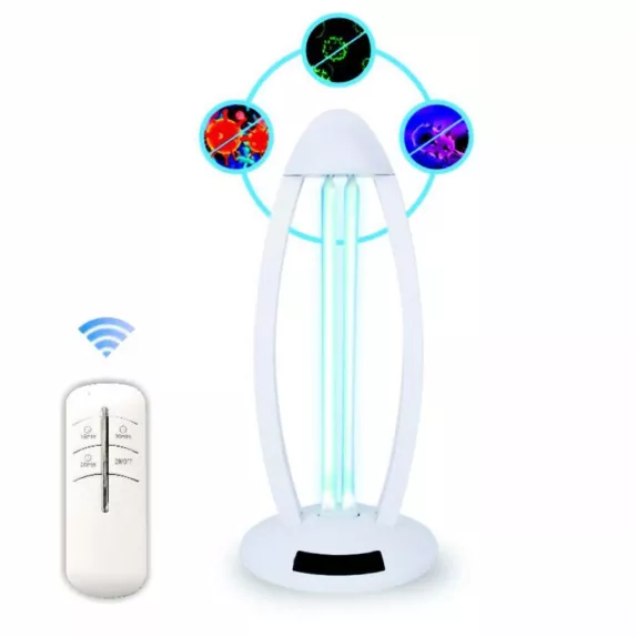 Lampa UV sterilizanta, antibacteriana, germicida cu telecomanda, 38W