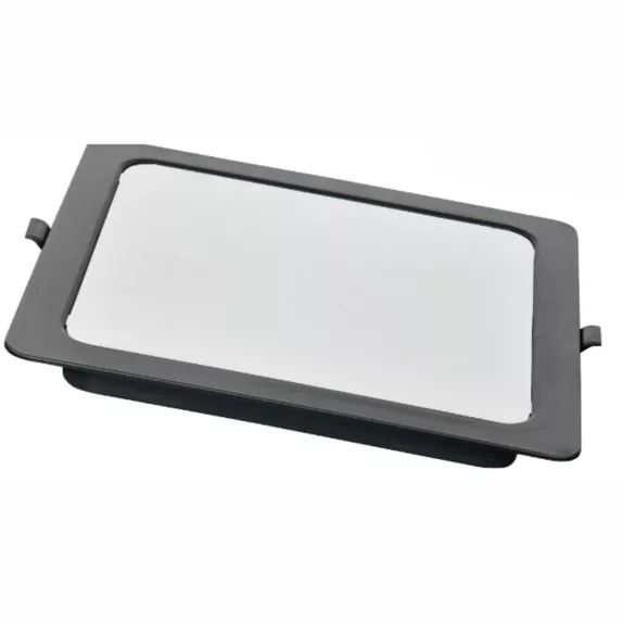 Spot Led incastrat negru 220x220mm 24W 4100K IP44