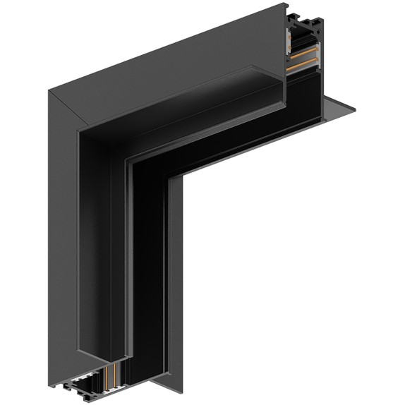 Sina Colt Interior Vertical Magnetic pentru rigips pentru spoturi LED, neagra